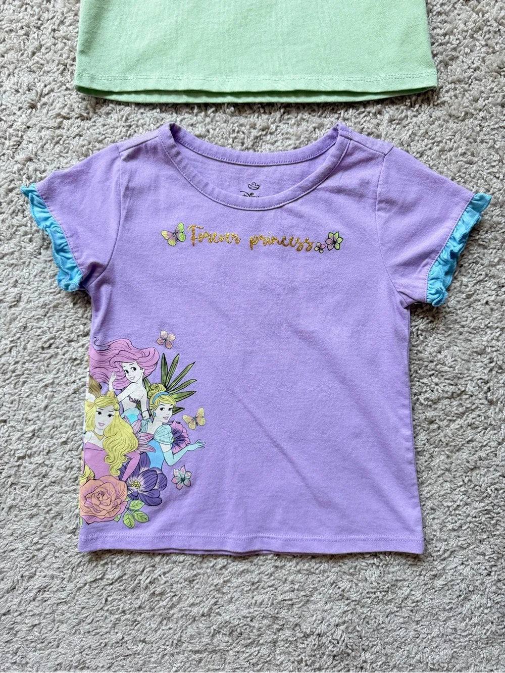 NWOT Disney Girls Short Sleeve Princess T-Shirt Bundle 4T - Picture 3 of 6